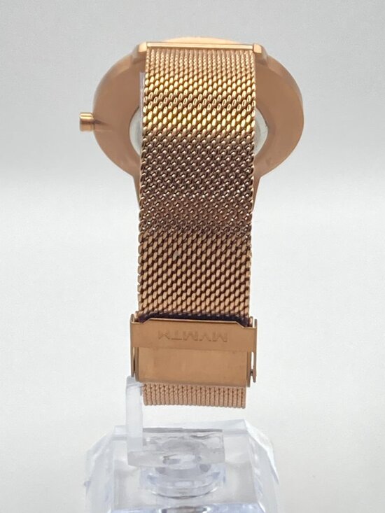 MVMT Boulevard Malibu Women\'s Watch 38mm Rose Gold Tone Mesh Band New Battery main image 9